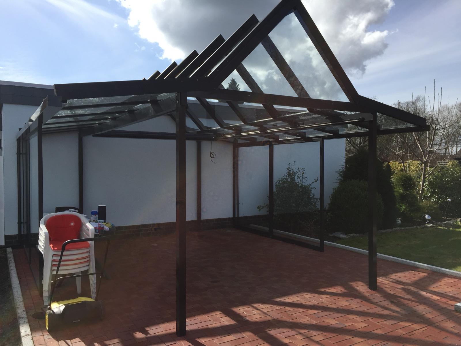 Referenzprojekt Terrassenüberdachung aus Glas